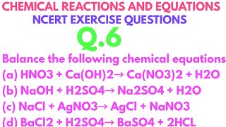 Balance the following chemical equations a HNO3  CaOH2→ CaNO32  H2O [upl. by Virgil]