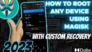 🔥🔥 EASIEST WAY TO ROOT ANY DEVICE USING MAGISK IN 2023 WITH CUSTOM RECOVERY  NO PC REQUIRED🔥🔥 [upl. by Esinahs555]