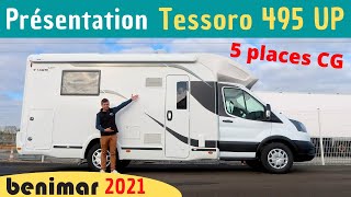 Modèle 2021 Présentation du BENIMAR Tessoro 495 Edition UP Instant CampingCar [upl. by Atika834]