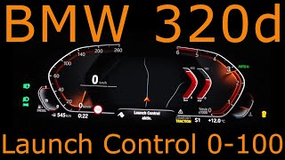 BMW 320d Launch Control [upl. by Blythe]