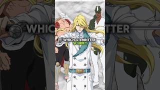 Which Stenritter Shcrift is the Best in Bleach bleach bleachanime shorts [upl. by Nilyac]