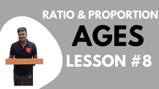 Ratio and Proportion  Lesson8Based On Ages  Quantitative Aptitude [upl. by Sedruol722]