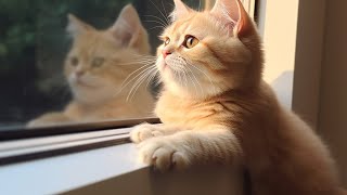 Music Therapy for Cats  Make Your Cat Happy Relaxation Music amp Rain Sounds Deep Sleep♬ [upl. by Issi]