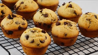 Chocolate Chip Muffin Easy Recipe [upl. by Honna]