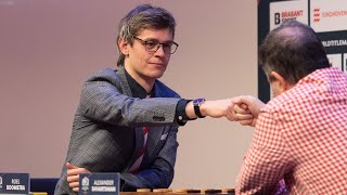 Boomstra  Schwartzman World Draughts Championship 2022 Round 9 Part 1 [upl. by Neetsirk]