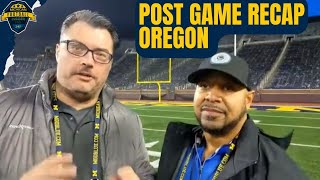 Anemic offense shorthanded defense lead Michigan to 3817 defeat at hands of no 1 Oregon [upl. by Durno]