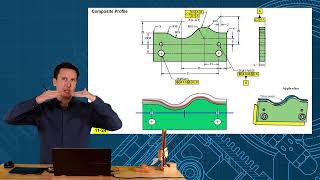 Composite Profile Tolerance applied to a Curved Surface [upl. by Edrock]