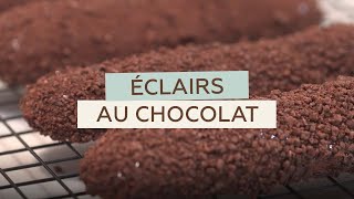 Recette de l’éclair au chocolat  Yann Couvreur [upl. by Annair898]