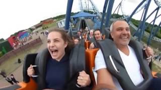 Pleasurewood Hills Wipeout Rollercoaster in 360˚ Video Google Goggles [upl. by Nazay910]