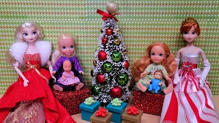 Christmas 2021  Elsa amp Anna toddlers  Santa  gifts  cookies [upl. by Atinahs]