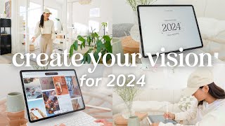 Create Your 2024 Vision with Me  Digital Vision Board amp Journaling ✨ Design Your Year Challenge [upl. by Ramled927]