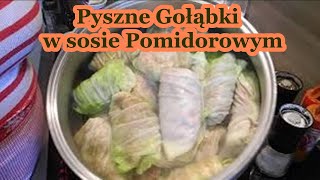 GOŁĄBKI W SOSIE POMIDOROWYM Z MIĘSEM RYŻEM PRZEPIS TRADYCYJNE PYSZNE babciabozenkagotuje🧡NR11 [upl. by Nylrem]