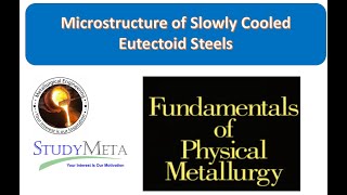 Microstructure of Slowly Cooled Steels  Eutectoid Steel [upl. by Ydwor]