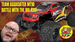 Battle with the big boys Team Associated MT10 Beast weareae rcrccars [upl. by Annayoj]