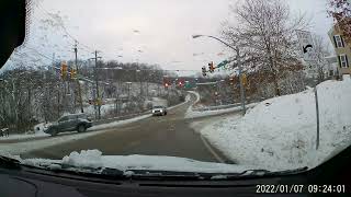 Michelin CrossClimate 2 Snowy Drive Test in Dodge Dart [upl. by Bertle379]