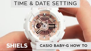 How To Change Time On A BabyG Watch [upl. by Derk]