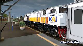 Argo Bromo Anggrek Datang dan Berangkat Semarang Tawang  Trainz Simulator Indonesia [upl. by Esirehc]