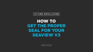 Seaview 180° V3 Full Face Snorkel Mask  How to Install Snorkel Tube [upl. by Gifferd]