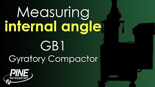 Measuring Internal Angle  GB1 Brovold Gyratory Compactor [upl. by Akemehc]