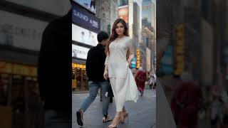 streets of America ai saree bollywood viralvideo shortsviral [upl. by Friday]