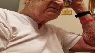 MY 98 YEAR OLD DADS REACTION WHEN HE FINDS OUT HOW OLD HE REALLY IS WARNINGFOUL LANGUAGE [upl. by Ortiz]