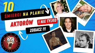 10 śmiertelnych wypadków Aktorów Celebrytów na PLANIE FILMOWYM [upl. by Arza]