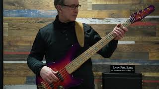 Kiesel JBass 5string with quilted maple top and 3tone burst finish [upl. by Lois]