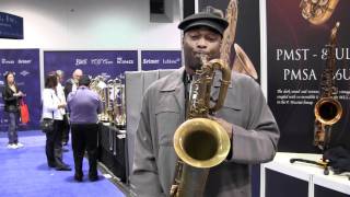 Hyson Music Presents James Carter for P Mauriat PMB300UL  NAMM 2012 [upl. by Latrice287]