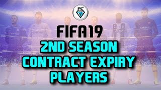 FIFA 19 2ND SEASON CONTRACT EXPIRY PLAYERS [upl. by Ferdinana]