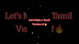 BELIEVER🔥  Imagine Dragons Tamil Version trending song lyrics tamil shorts remix remakehit [upl. by Yursa]