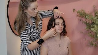 ASMR Perfectionist Hair Fixing amp Curl Enhancement  Finishing Touches Adjusting amp Final Reveal [upl. by Devina]