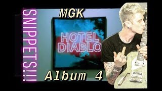 Every MGK Album 4 Snippets Hotel Diablo First Look and listen [upl. by Zachary123]