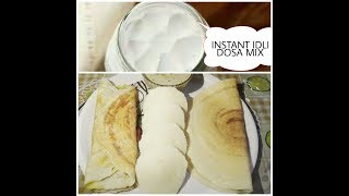 Instant idli dosa batterHow to make instant idli dosa at homeby sonys kitchen [upl. by Ainav]