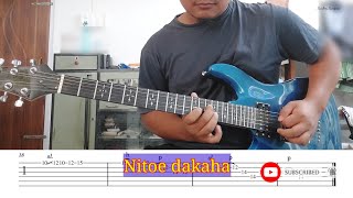 Nitoe dakaha  Guitar tabs LyricsHBYF feat Hawakhana Baptist Youth Fellowship Tura [upl. by Benetta]