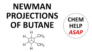 Newman projections of butane [upl. by Valry]