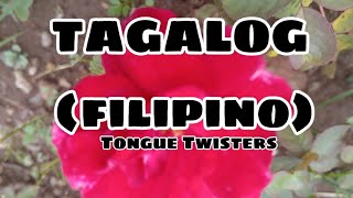 Tagalog Filipino Tongue Twisters [upl. by Gerger550]