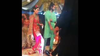 Saboor ali and Ali ansari dance on wedding [upl. by Aonehc973]