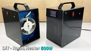 How to Make DIY Room Heater with PTC Heating Element amp W2809 Thermostat [upl. by Marketa]