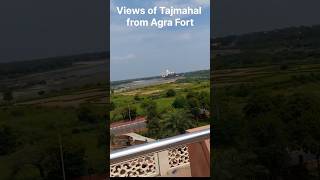 Tajmahal from Agra Fortvlog tajmahal agraagrafortvideo travelviralshorts nature [upl. by Avehsile358]