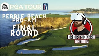 PEBBLE BEACH PROAM  Career Mode  FINAL ROUND  EA Sports PGA Tour 2023 [upl. by Elkcim]