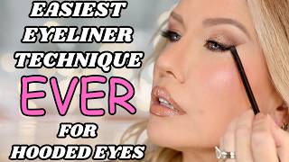 HOODED EYES The REVERSE WINGED LINER Technique Will Change Your Life [upl. by Yhtac]