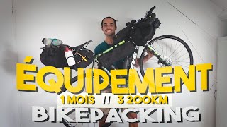 BIKEPACKING  Matériel LÉGER et COMPACTE pour voyager à vélo avec bivouac [upl. by Whitver]