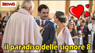 Il Paradiso delle Signore 8  Le prime immagini del matrimonio di Vito e Maria [upl. by Adham]