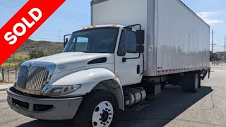 Stock  7076  2016 International  26 Box Truck  235000 miles [upl. by Efal]