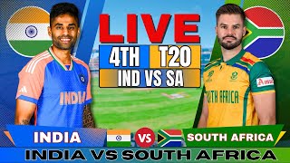 Live India vs South Africa 4th T20I Live Match Score  IND vs SA Live match Today 2nd Inning [upl. by Eegnat]