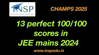 JEE 2025  INSP Champs with best ecosystem for physics Hard working students at one place  FAQs [upl. by Gibby31]