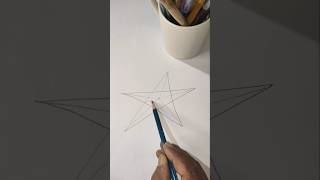 3D സ്റ്റാർ വരക്കാം⭐art easydrawing star shorts shortsfeed viralvideo [upl. by Ing]