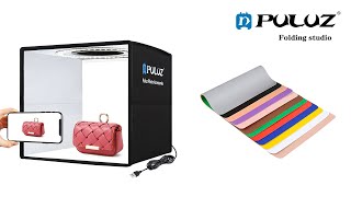 PULUZ 25cm Folding Portable Photo High CRI Lighting Studio [upl. by Dian]