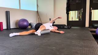 Side Lying Thoracic Spine Opener [upl. by Eleph]