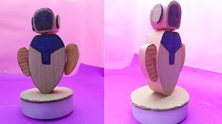 Craft Your Own Cardboard Robot with Motorized Movement [upl. by Lombardo]